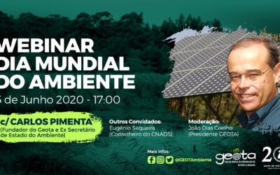 WEBINAR Dia Mundial do Ambiente no GEOTA com Carlos Pimenta
